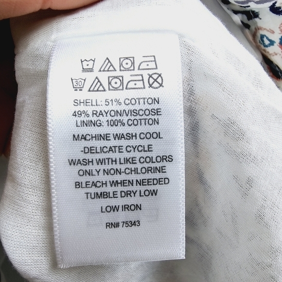 Lucky Brand Tiered Ruffle Dress NWT, size Large - Picture 10 of 11